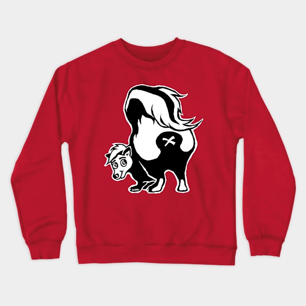 Skunk Crewneck Sweatshirt by NewSignCreation